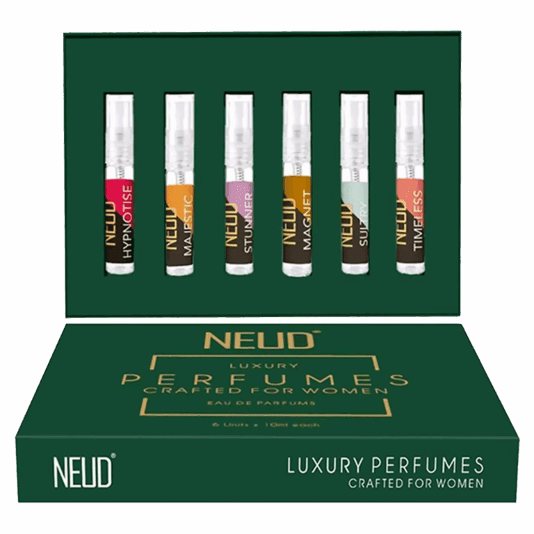 NEUD Luxury Perfumes for Women (6 Vials x 10ml) - NEUD