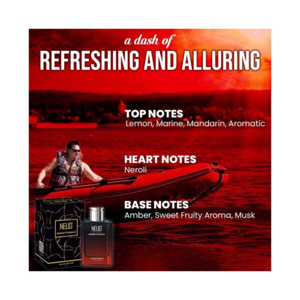 NEUD Manhattan Hills Luxury Perfume for Sophisticated Men Long Lasting EDP (100 ml) - NEUD