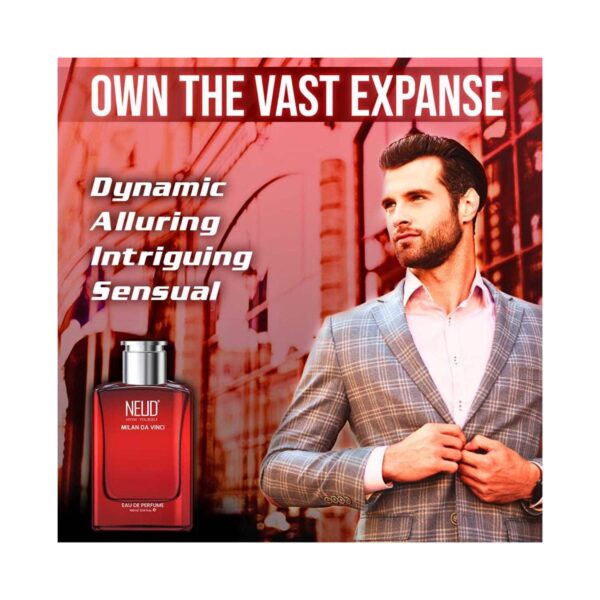 NEUD Milan Da Vinci Luxury Perfume for Cosmopolitan Men Long Lasting EDP (100 ml) - NEUD
