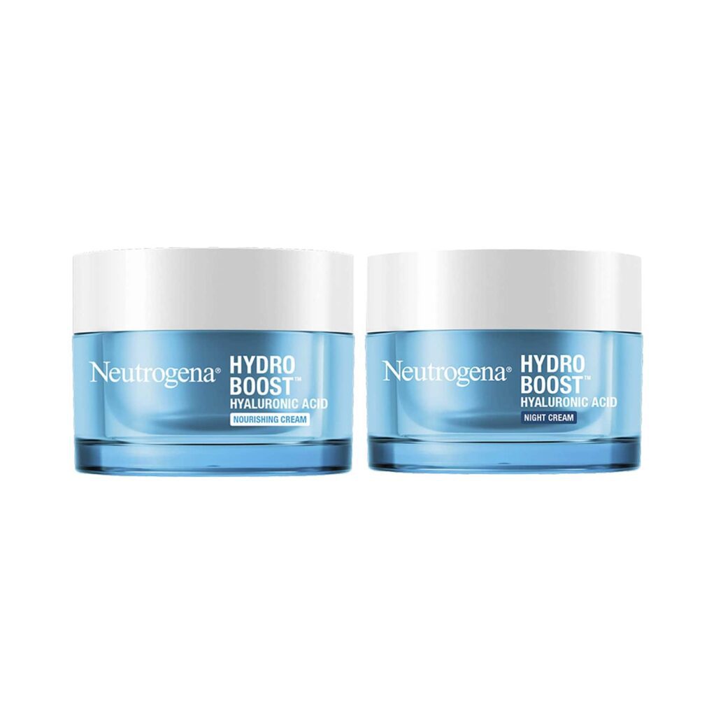 Neutrogena AM PM Routine Hydro Boost Cream + Sleeping Mask Combo - Neutrogena