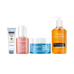 Neutrogena CSMS Face Wash + Face Serum + Moisturizer + Sunscreen Combo - Neutrogena