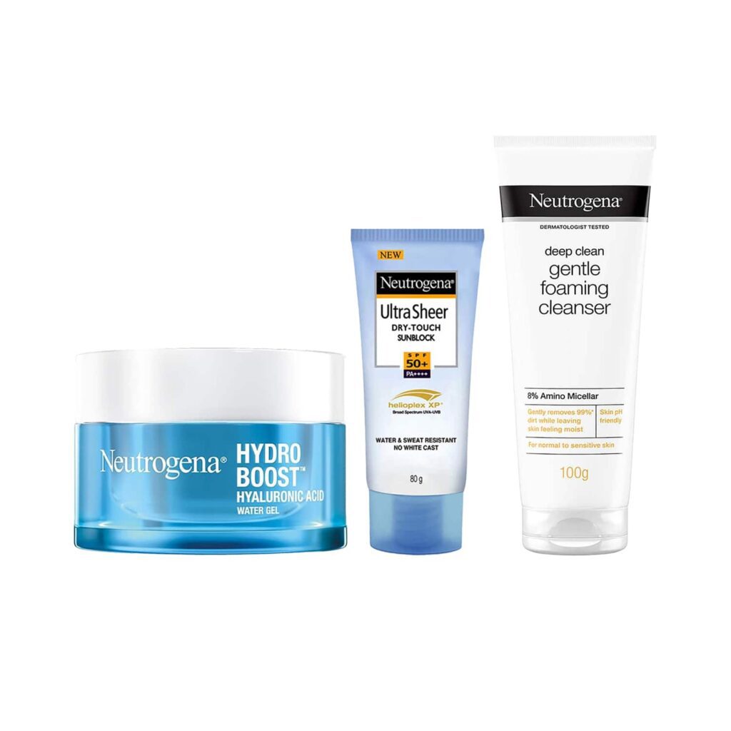 Neutrogena Gentle Cleanser + Moisturize + Sun Protection Combo - Neutrogena