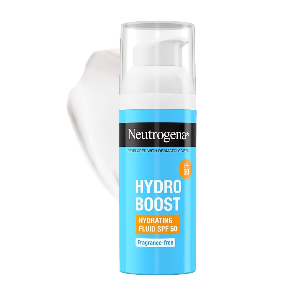 Neutrogena Hydro Boost Face Sunscreen SPF50+ PA++++ | Hyaluronic Acid & Niacinamide | UVA, UVB and Long UVA protection | Oily & Sensitive Skin | Non Greasy & No White Cast |...
