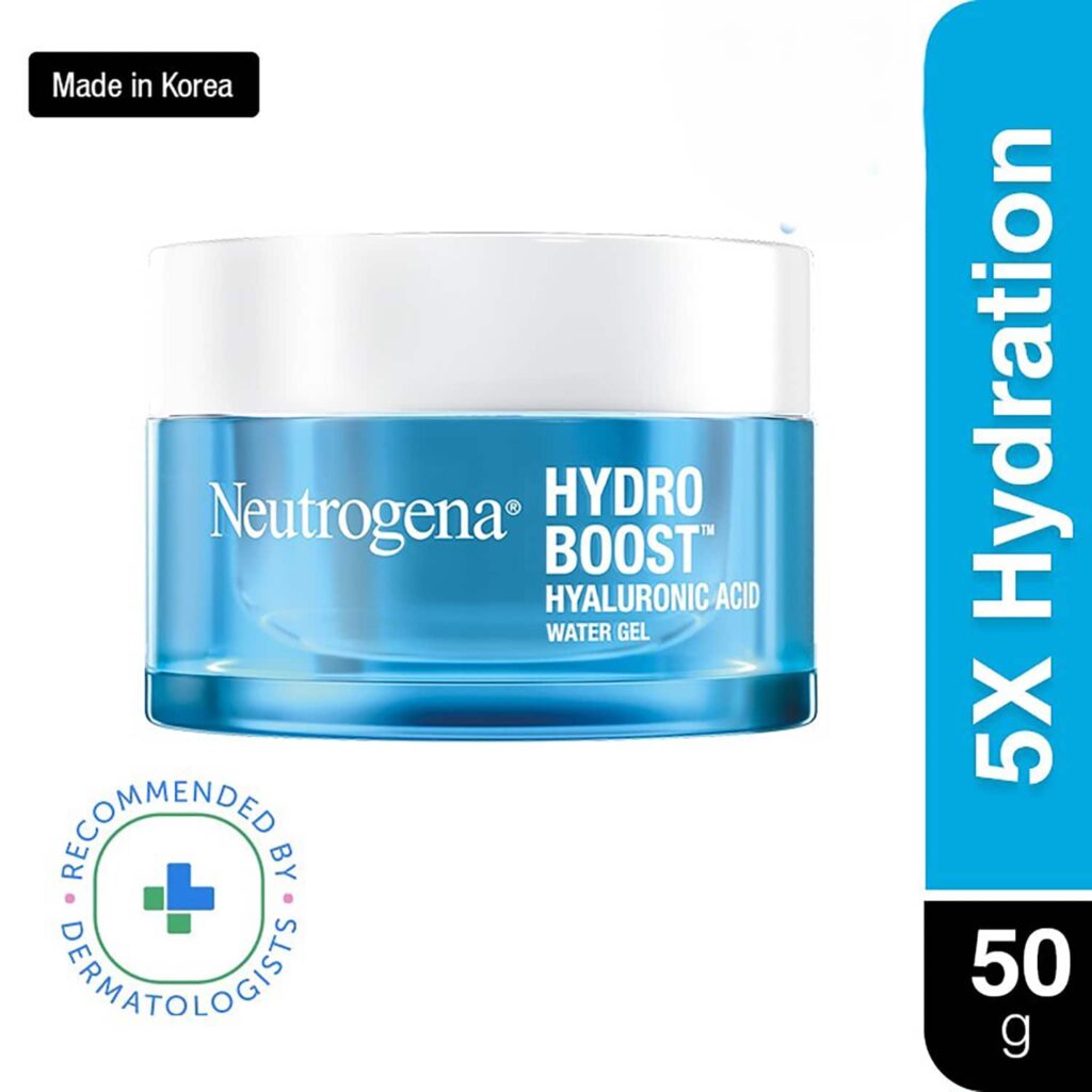 Neutrogena Hydro Boost Water Gel Face Moisturizer With Hyaluronic Acid For 72 Hours Hydration (50g) - Neutrogena
