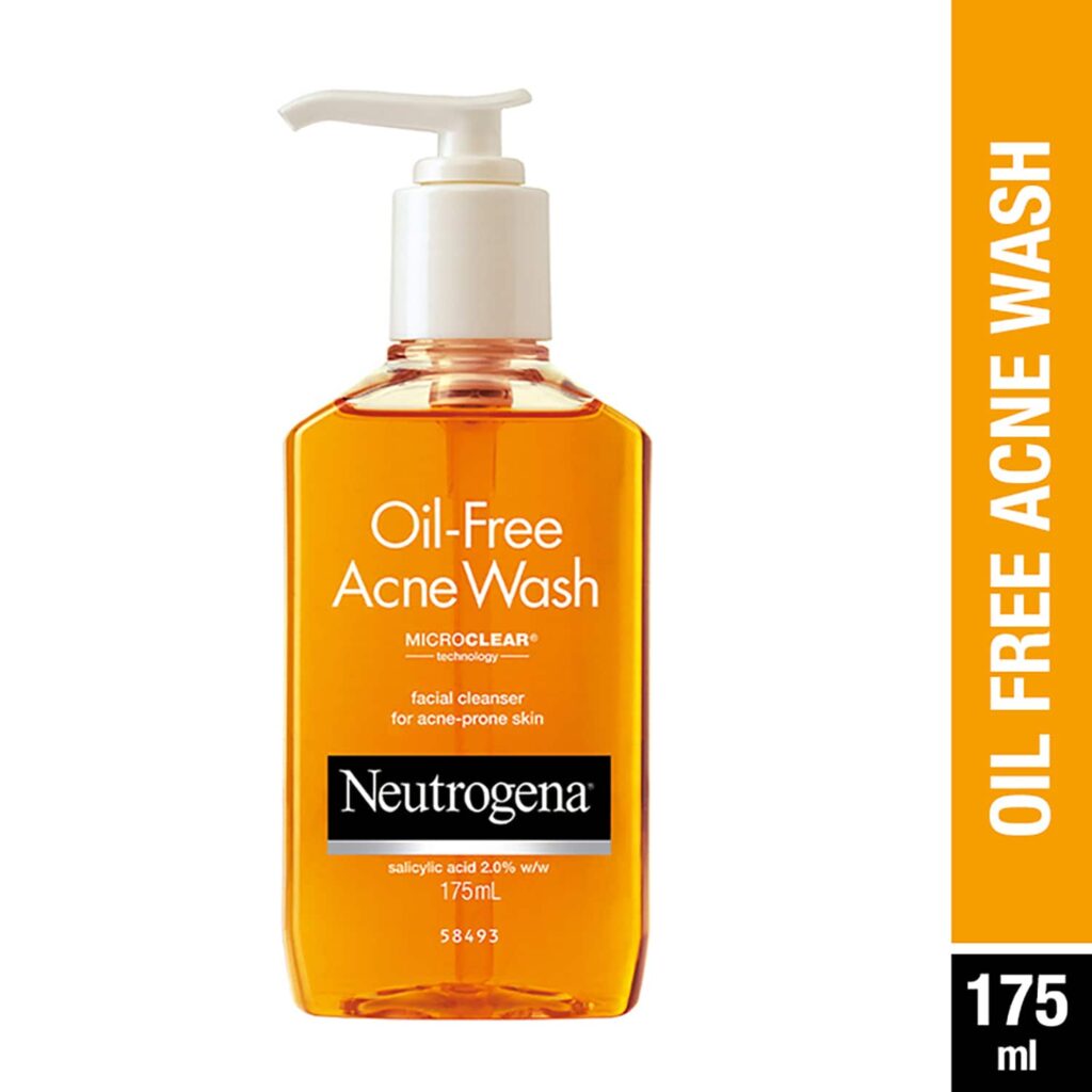 Neutrogena Oil Free Acne Face Wash - (175ml) - Neutrogena