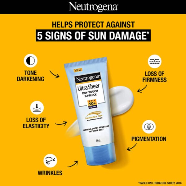 Neutrogena Ultrasheer SPF50+ PA+++ Face Sunscreen (80 g) - Neutrogena
