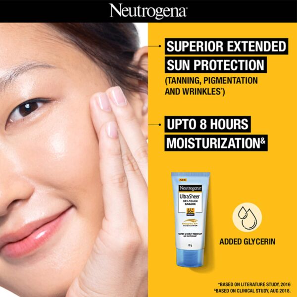 Neutrogena Ultrasheer SPF50+ PA+++ Face Sunscreen (80 g) - Neutrogena