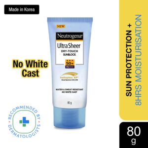 Neutrogena Ultrasheer SPF50+ PA+++ Face Sunscreen (80 g) - Neutrogena