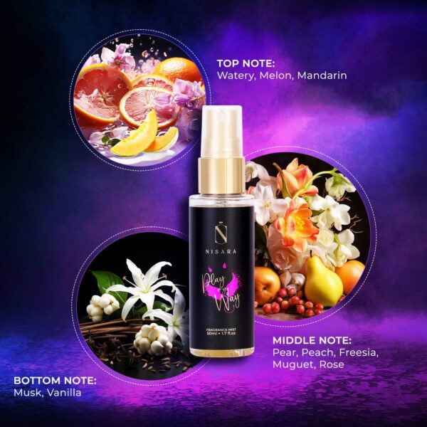 Nisara Fragrance Mist Gift Set for Women (4 Pcs) - Nisara