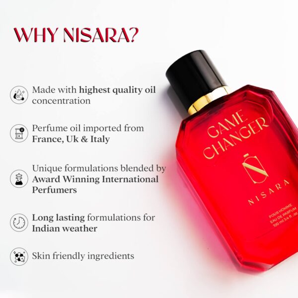 Nisara Game Changer Eau De Parfum for Men (100 ml) - Nisara