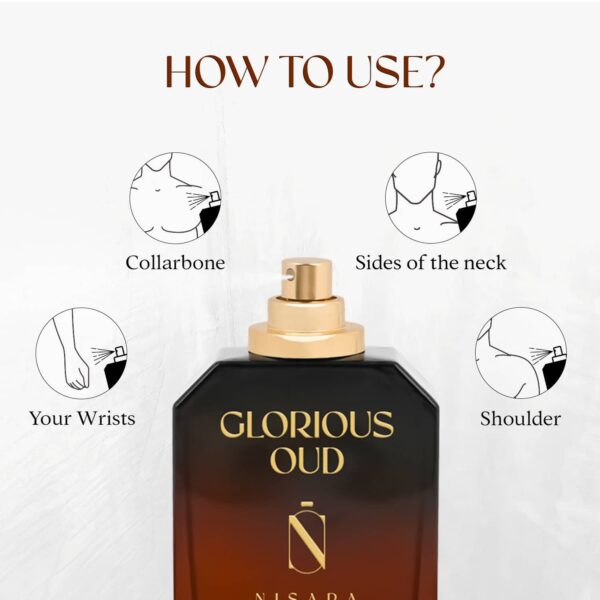 Nisara Glorious Oud Eau de Parfum for Unisex (100 ml) - Nisara