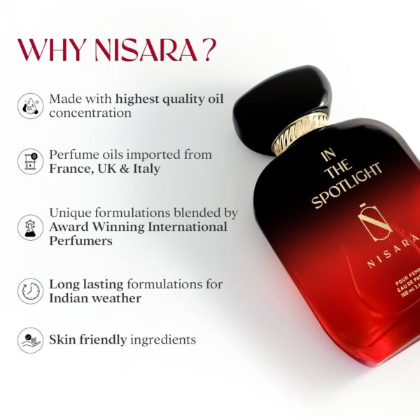 Nisara In the Spotlight Eau De Parfum for Women (100 ml) - Nisara
