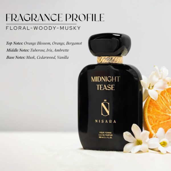 Nisara Midnight Tease Eau De Parfum for Women (100 ml) - Nisara