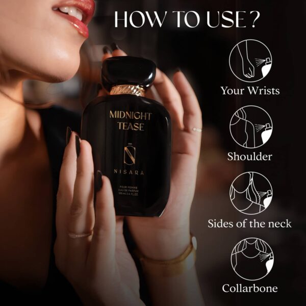 Nisara Midnight Tease Eau De Parfum for Women (100 ml) - Nisara