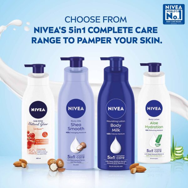 Nivea Body Milk Nourishing Body Lotion (600ml) - Nivea