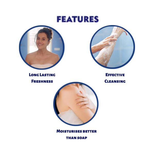 Nivea Creme Soft Shower Cream with Almond Oil & Mild Scent (250ml) - Nivea