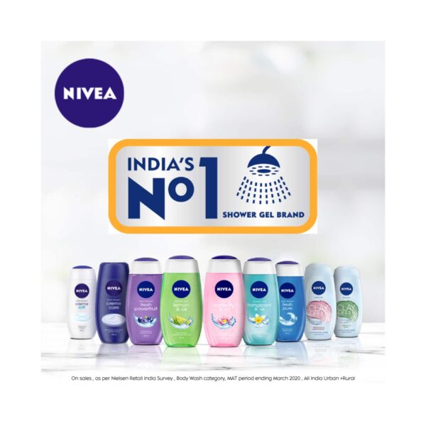 Nivea Creme Soft Shower Cream with Almond Oil & Mild Scent (250ml) - Nivea