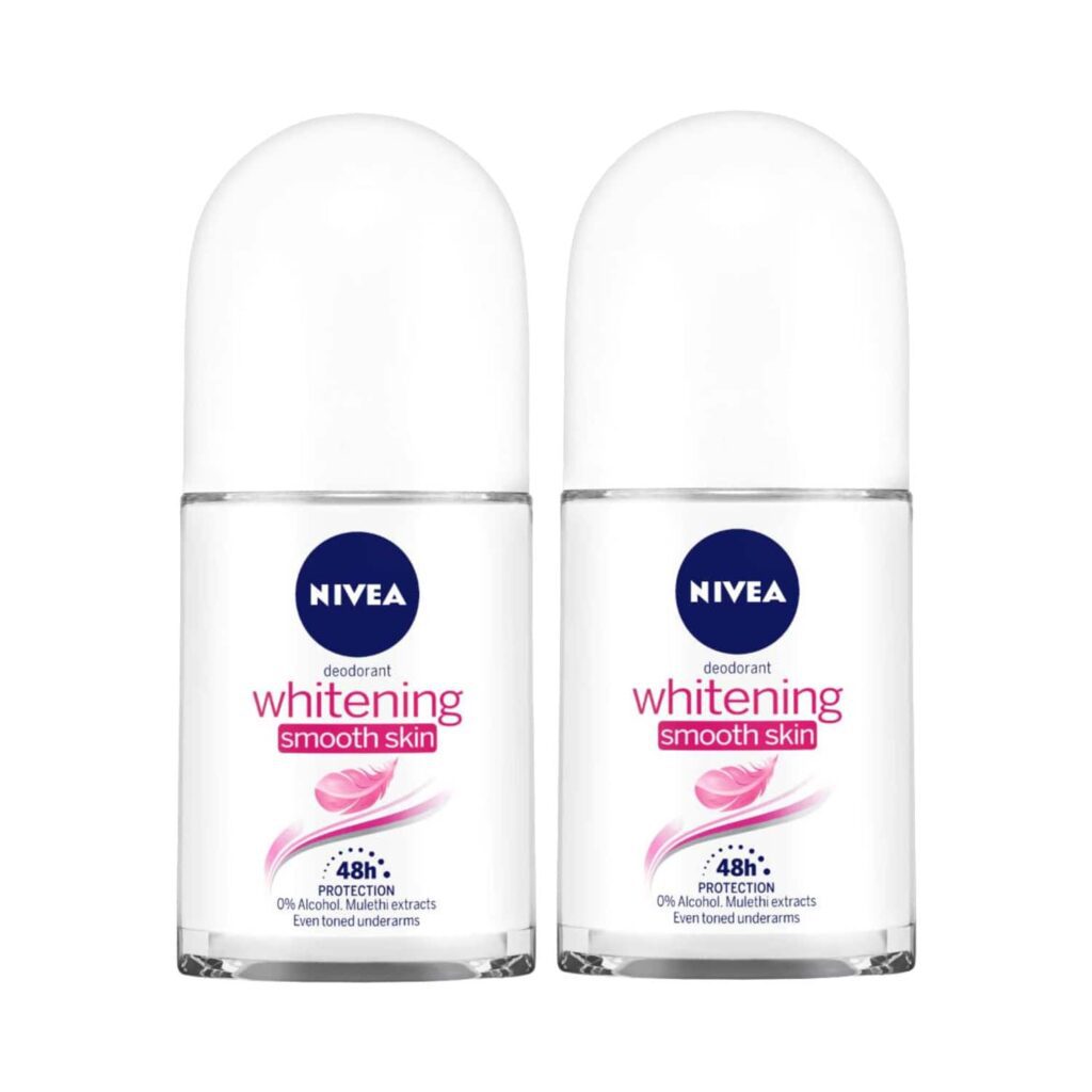 Nivea Deo Fresh Natural Rollon (50 ml) Pack of 2 Combo - Nivea