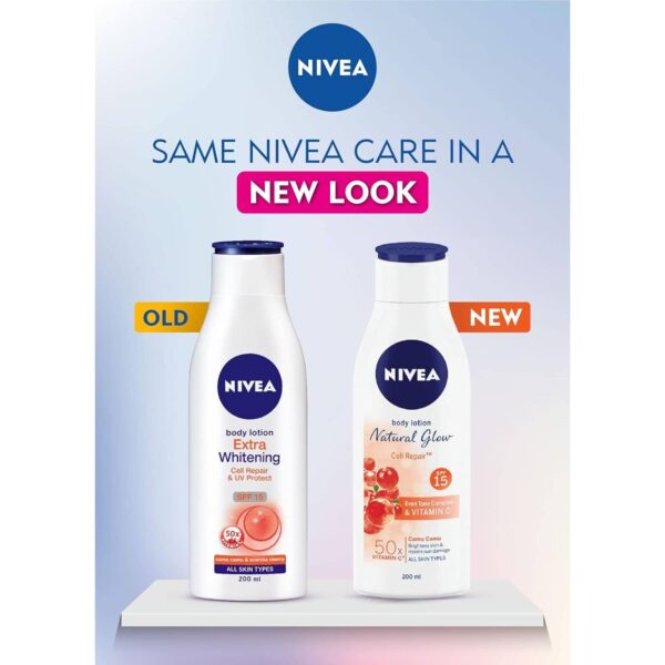 Nivea Extra Whitening Cell Repair Body Lotion SPF 15 (400ml) - Nivea
