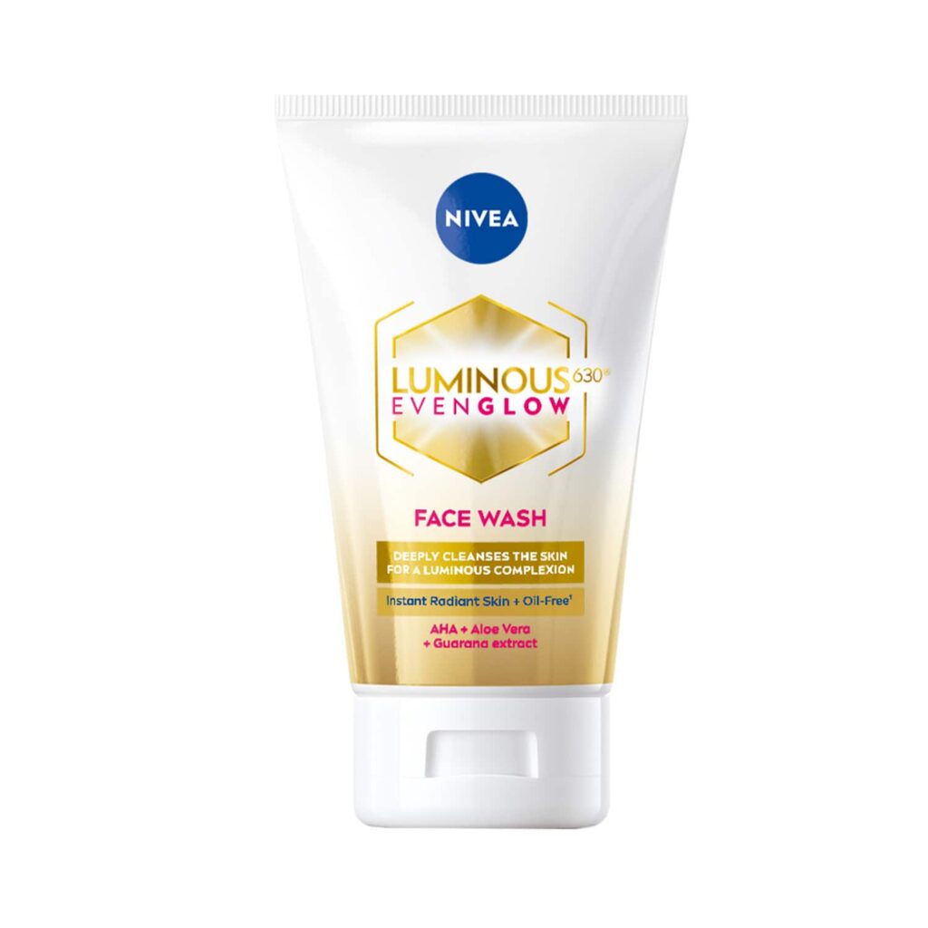 Nivea Luminous630 Even Glow Face Wash (100ml) - Nivea