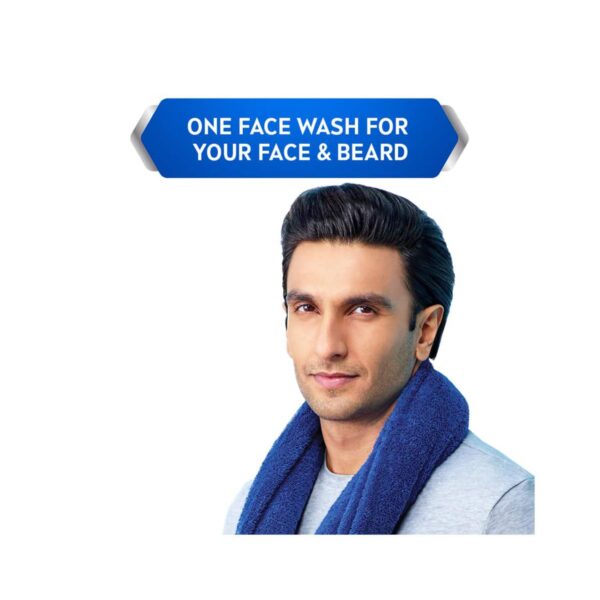 Nivea Men Deep Impact Face & Beard Wash - Intense Clean (100 g) (Pack Of 2) Combo - Nivea