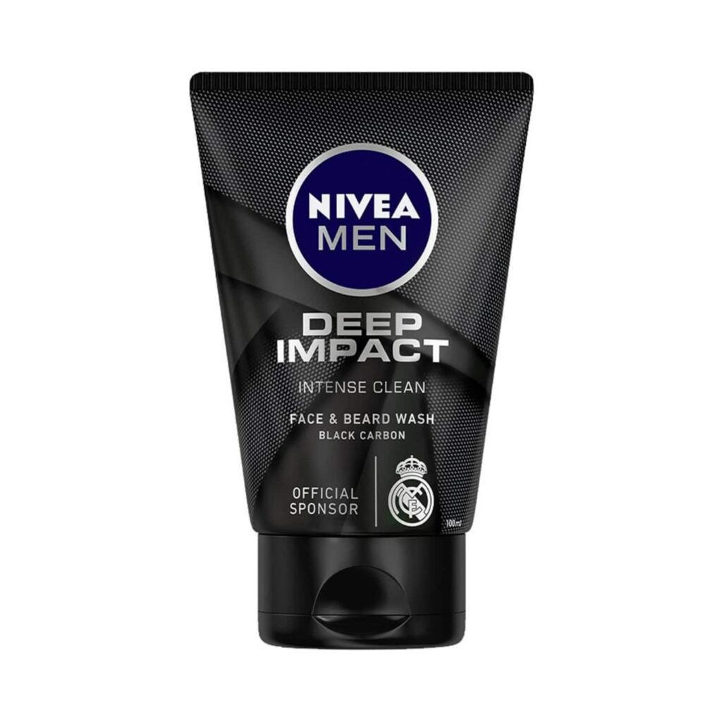 Nivea Men Deep Impact Intense Clean Face Wash (100g) - Nivea