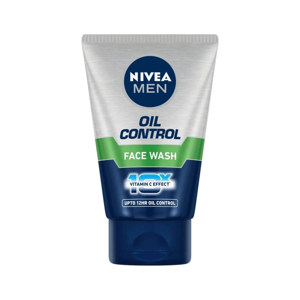 Nivea Men Oil Control 10X Vitamin C Effect Face Wash (100g) - Nivea