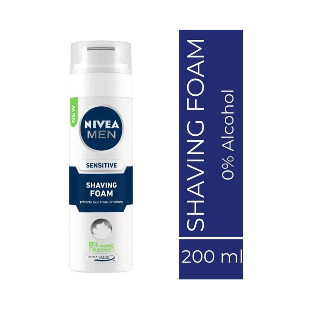 Nivea Men Sensitive Shaving Foam (250ml) - Nivea