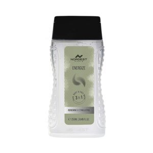 Nordest Paris Energise Shower Gel -3 in 1 Hair Body and Face Wash Renewing and Stimulating - Nordest Paris