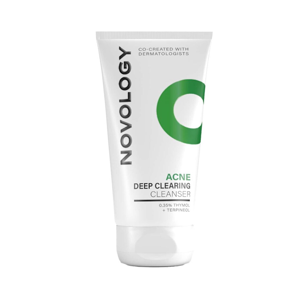 Novology Acne Clearing Face Wash Face Wash for Acne Whiteheads Blackheads Non-Drying (150 g) - Novology