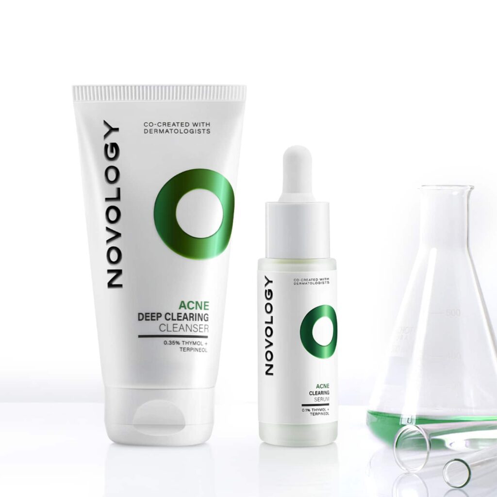 Novology Acne Reduction Cleanser + Acne Reduction Serum Combo - Novology