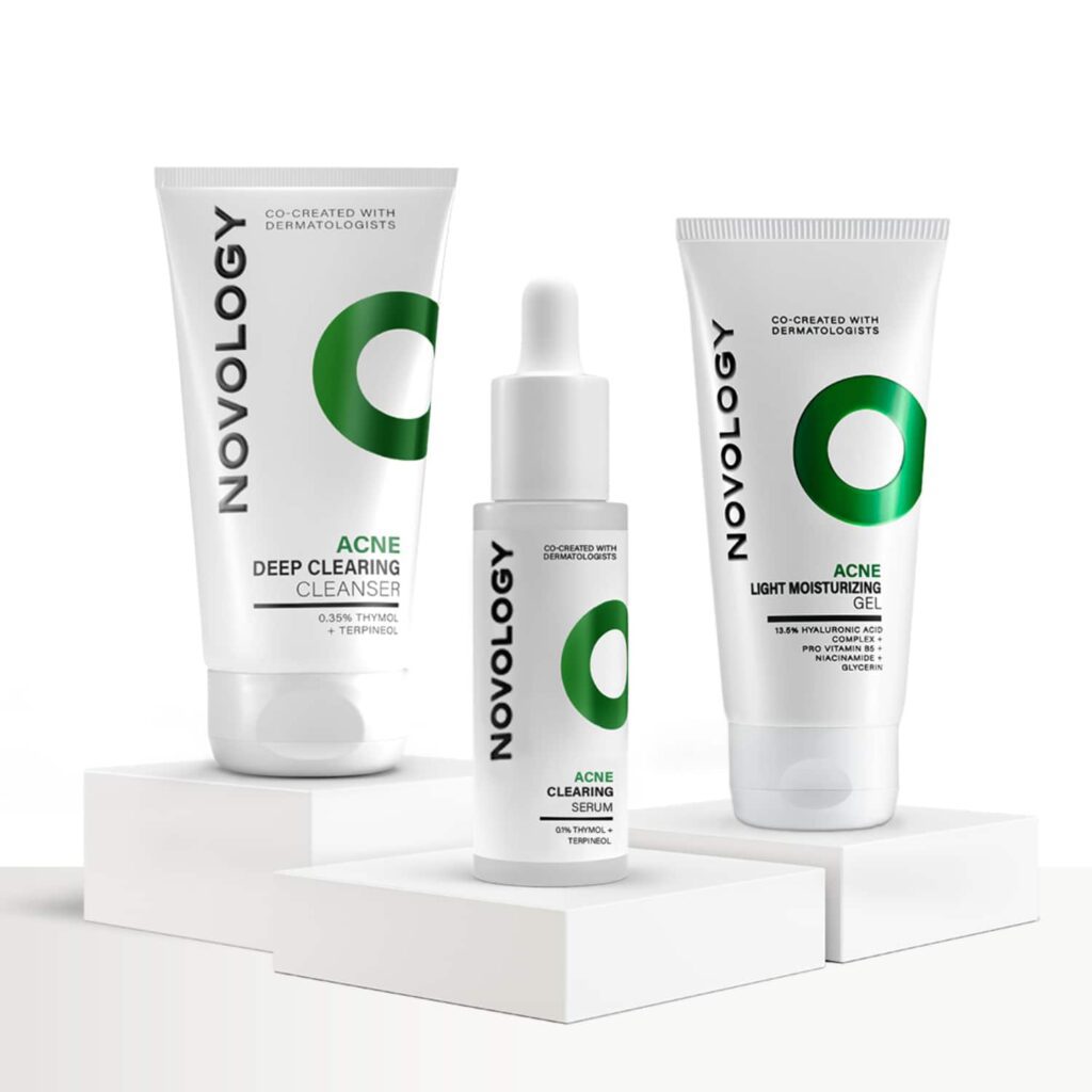Novology Acne Reduction Cleanser + Acne Reduction Serum Combo - Novology