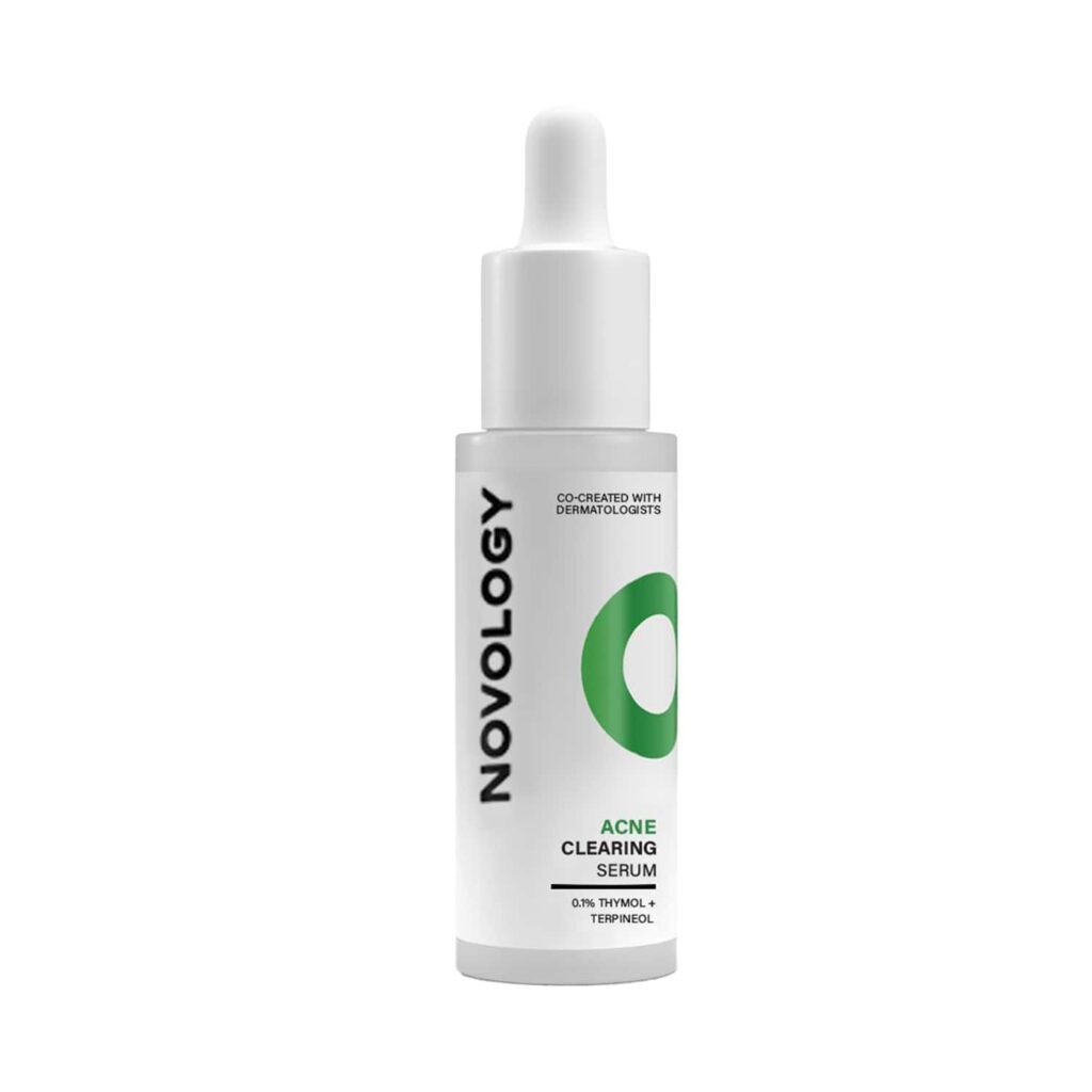 Novology Acne Serum Face Serum for Acne Whiteheads Non-sticky Non-Comedogenic Formula (28 ml) - Novology