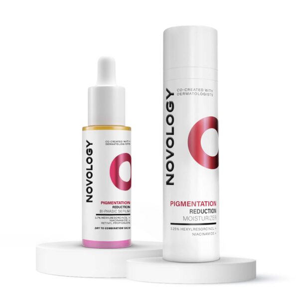 Novology Bi-Phasic Hyper Pigmentation Serum + Pigmentation Reduction Moisturizer Combo - Novology