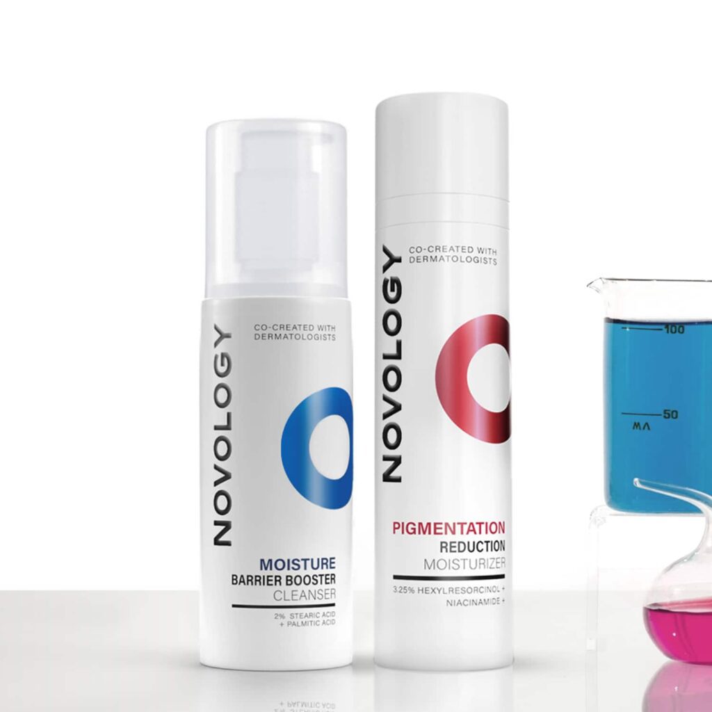 Novology Moisture Barrier Booster Cleanser + Pigmentation Reduction Moisturizer Combo - Novology