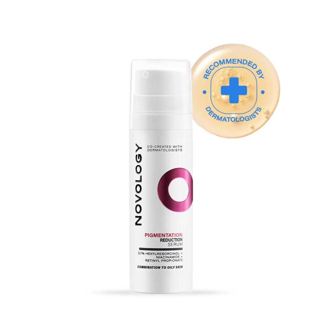 Novology Pigmentation Reduction Serum For Dark Spots, Acne Marks and Uneven Skin Tone| For Combination-Oily Skin| 30ml