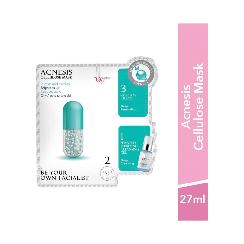 O3+ Acnesis Cellulose Mask (27ml+2g) - O3+