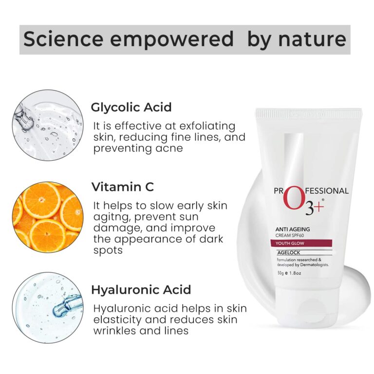 O3+ Age Lock Anti Ageing Cream SPF 60 (50g) - O3+