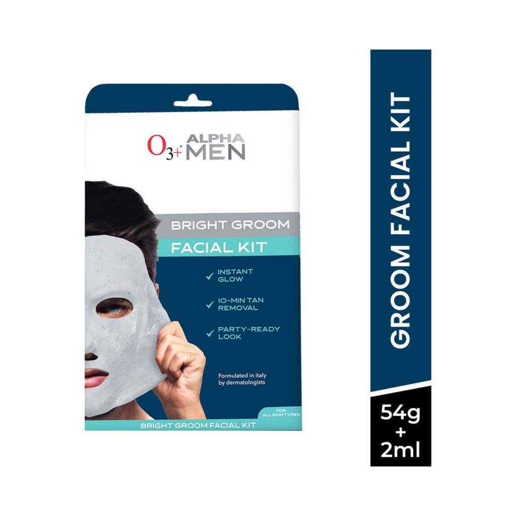 O3+ Alpha Men Bright Groom Facial Kit (54g) - O3+