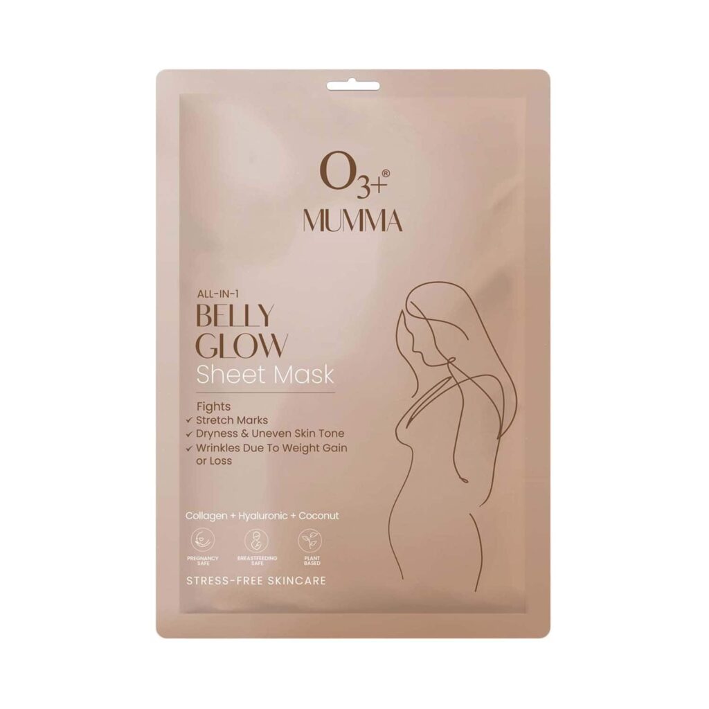 O3+ Belly Glow Sheet Mask (50 g) - O3+