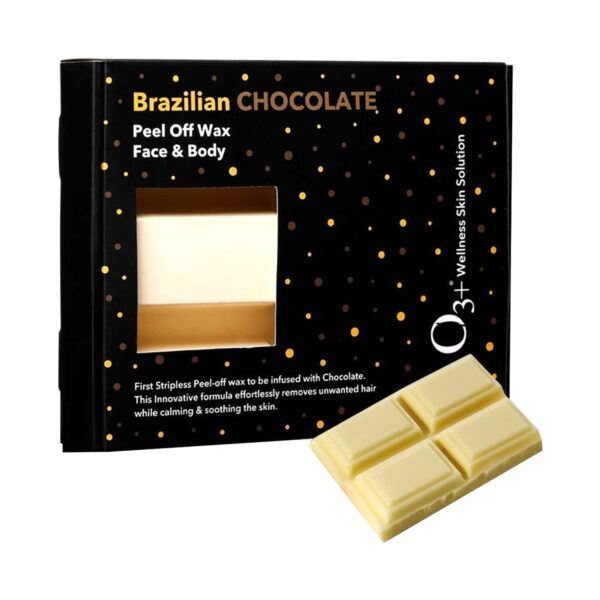 O3+ Brazilian Chocolate Strip-Less Peel Off Wax (320g) - O3+