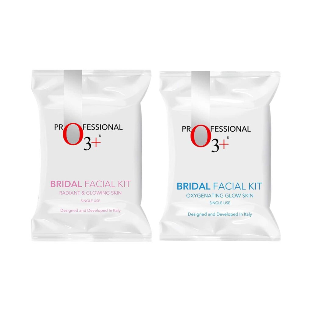 O3+ Bridal Facial Kit - Radiant & Glowing Skin & Bridal Glow Skin Facial Kit - (81g) Combo - O3+