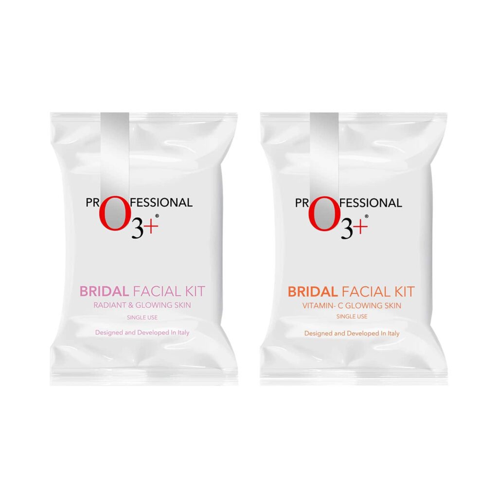 O3+ Bridal Facial Kit - Vitamin C Glowing Skin & Bridal Facial Kit - Radiant & Glowing Skin Combo - O3+