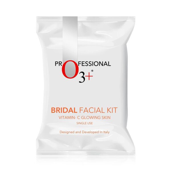 O3+ Bridal Facial Kit - Vitamin C Glowing Skin & D-Tan Facial & Dullness Face Mask (45g) Combo - O3+
