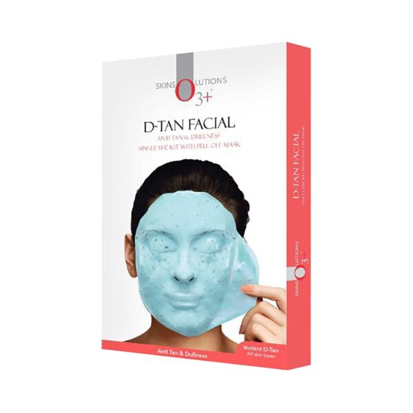 O3+ Bridal Facial Kit - Vitamin C Glowing Skin & D-Tan Facial & Dullness Face Mask (45g) Combo - O3+