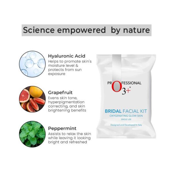 O3+ Bridal Oxygenating Glow Skin Facial Kit - (81g) & D-Tan Facial & Dullness Face Mask (45g) Combo - O3+