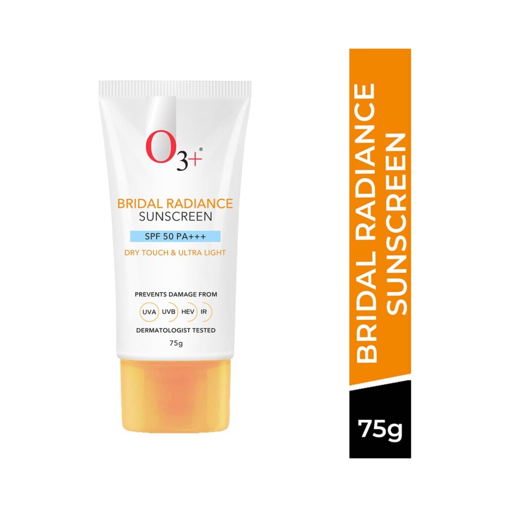 O3+ Bridal Radiance Sunscreen SPF 50 PA+++ (75g) - O3+