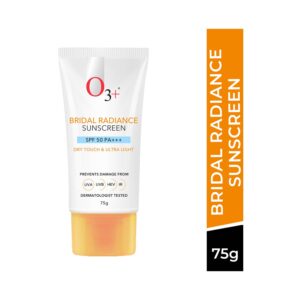 O3+ Bridal Radiance Sunscreen SPF 50 PA+++ (75g) - O3+