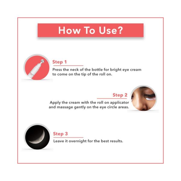 O3+ Bright Under Eye Cream with Hyaluronic Acid (15gm) - O3+