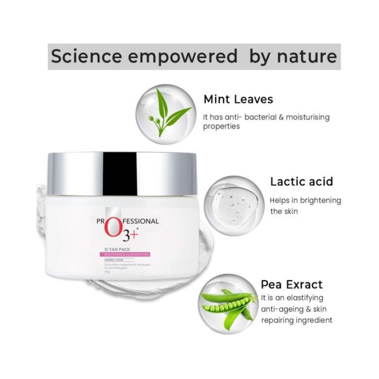 O3+ Brightening & Glow Boosting Dermal Zone D-Tan Pack (50g) - O3+